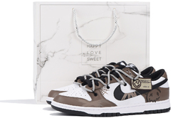 Кроссовки Nike Dunk Skateboard Shoes Men Low-Top Brown dd1391-100