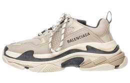 Кроссовки Balenciaga Women's Triple S Trainer 'Beige Black' 524039w09o69787