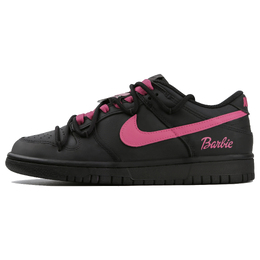 Nike Кроссовки для скейтбординга Dunk Low Top GS, черно-розовые dh9765-002(team4-女款爱丽丝的梦) | black