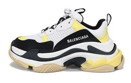 Кроссовки Balenciaga Women's Triple S 'Black Yellow' 524039w09om1023