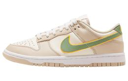 Кроссовки Nike Dunk Low, бежевый/зеленый fq6869-131