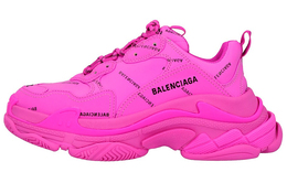 Кроссовки Balenciaga Women's Triple S Sneaker 'All Over Logo - Fuchsia' 524039w2fa15210