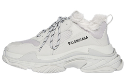 Кроссовки Balenciaga Triple S Fake Fur Grey Women's 668562w3cq51210