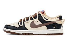 Кроссовки Nike Dunk Skateboard Shoes Men Low-Top Black/Brown Beige dr9704-200