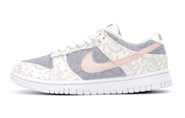 Кроссовки Nike Dunk Skateboard Shoes Women's Low-Top Gray Pink/White dj9955-100