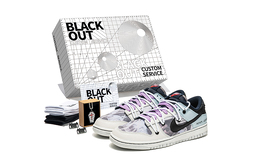 Nike Кроссовки для скейтбординга Dunk Low, мужские, серо-синие dm0108-400(team22-男款贴布灰蓝a-box)