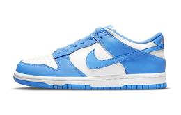 Кроссовки Nike Dunk Low UNC GS, белый/голубой cw1590-103