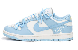 Nike Кроссовки для скейтбординга Dunk Low, синие, женские dd1503-123(team拾伍-女款蓝色)