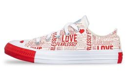 Кеды Converse Love Fearlessly Chuck Taylor All Star Low Top Red Women's 567311c