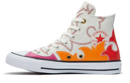 Кеды Converse Chuck Taylor All Star Le High Egret Red Orange 'White Red' Women's 564954c
