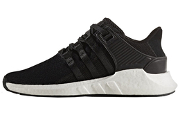 Кроссовки Adidas EQT Support 93/17 из фрезерованной кожи черного цвета bb1236
