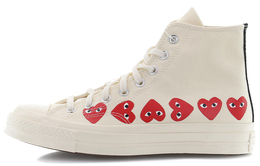 Кроссовки Converse Chuck Taylor All Star 70 Hi Comme Des Garcons Play Multi-Heart White 162972c