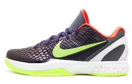 Кроссовки Nike Zoom Kobe 6 Basketball, черный/светло-зеленый 446442-500