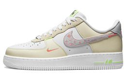 Кроссовки Nike Air Force 1 07 LV8, размер 8 | Мужская | Just Stitch It — Белый оттенок Зелено-кремовый fb1852-111