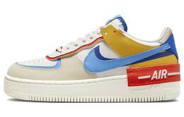 Кроссовки Nike Air Force 1 Low Shadow Sail Game Royal Rush Orange University Blue (женские) ci0919-115