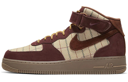 Кроссовки Nike Air Force 1 Mid 07 LV8 в клетку коричневого цвета ct1206-900