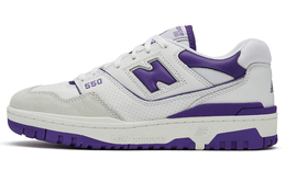 Кроссовки New Balance NB 550 Vintage Basketball Unisex, белый/фиолетовый bb550wr1
