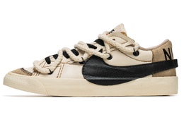 Nike Низкие нескользящие кроссовки для скейтбординга Blazer, женские, черно-коричневые dq1470-101(teamb-女款解构黑棕) | black brown