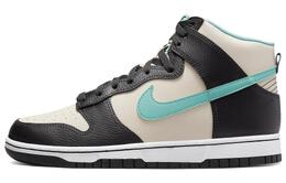Кроссовки Nike Dunk High Emb Beige Black Washed Teal do9455-200