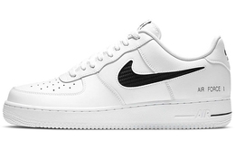 Кроссовки Nike Air Force 1 Low Cut Out Swoosh White Black cz7377-100