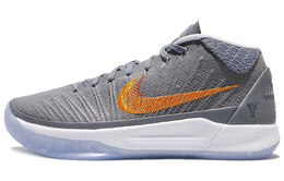 Кроссовки Nike Kobe AD Basketball, серый/оранжевый/белый 922484-005