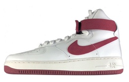 Кроссовки Nike Air Force 1 Hi Retro Qs 'White Team Red' 743546-106
