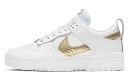 Кроссовки Nike Dunk Low Disrupt White Metallic Gold Women's dd9676-100