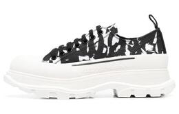 Кроссовки на шнуровке с рисунком граффити Alexander McQueen 705668w4tg59356