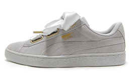 Кроссовки Puma Suede Heart Satin Low Tops Skateboarding Shoes Unisex Gray 362714-02