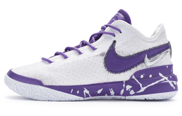 Nike Баскетбольные кроссовки LeBron NXXT Gen с противоскользящим износостойким верхом, мужские, белые, фиолетовые, азиатская версия dr8788-101(team80-男款异世白紫)