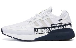 Кроссовки Adidas Zx 2K Boost Bold Logo Graphic White Navy fx7036