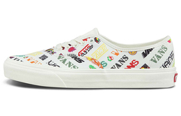 Кроссовки Vans Authentic Breathable Lightweight Low Top Casual Skate Shoes Unisex White Multi-Color vn0a348a3z2