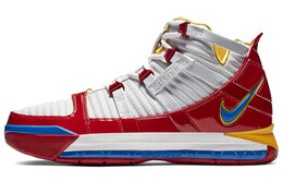 Кроссовки Nike Lebron 3 Vintage Unisex, белый/красный ao2434-100