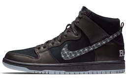 Кроссовки Black Bar X Nike SB Zoom Dunk High Pro Black ah9613-002
