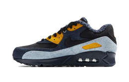 Кроссовки Nike Air Max 90 Unisex, темно-синий/голубой/желтый cv0671-004
