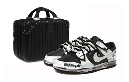 Кроссовки Nba X Nike Dunk Skateboard Shoes Women's Low-Top Black White/Silver dc9560-001