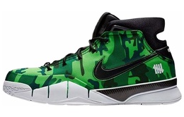 Кроссовки Nike Kobe 1 Protro Undefeated Green Camo Silver Lake bv1207-903