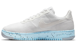 Кроссовки Nike Air Force 1 Low Crater Flyknit White Ice Blue Women's dc7273-100