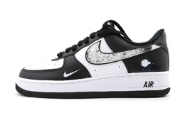 Женские кроссовки для скейтбординга Nike Air Force 1, Black/White dv1621-001(team48-qd枯山水) | black/white