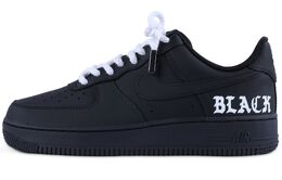 Nike Air Force 1 Износостойкие Баланс Низкие Кроссовки для Скейтбординга Унисекс Черный Белый cw2288-001(team55-哑光黑白壹) | black