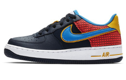 Кроссовки Nike Air Force 1 Now Obsidian Photo Blue GS av0748-400