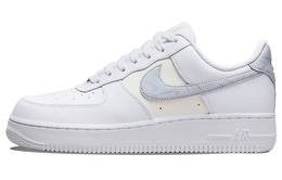 Кроссовки Nike Air Force 1 '07 Mini Swooshes White Sail Metallic Silver Pure Platinum Women's dv2237-100