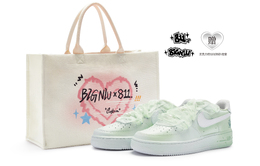 Кроссовки Nike Air Force 1 Skateboard Shoes Women's Low-Top White/Green dh2920-111