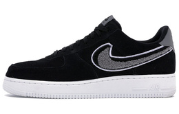Кроссовки Nike Air Force 1 Low 3D Chenille Swoosh Black Cool Grey 823511-014