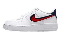 Кроссовки Nike Air Force 1 Low 3D Chenille Swoosh USA GS ao3620-101
