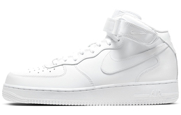 Кроссовки Nike Air Force 1 Skateboard Shoes Men Mid-Top White Blue 315123-111
