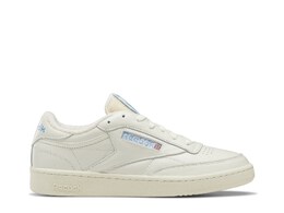 Кроссовки Reebok Club C 85 Vintage, молочный/голубой 536048 | off white