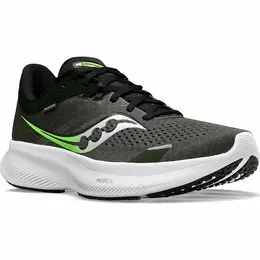 Кроссовки Saucony Ride 16, размер 8.5 US, Umbra/Slime 102542665841