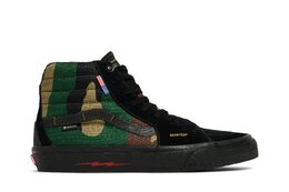 Кроссовки DEFCON x Sk8-Hi Notchback GTX Vans, зеленый vn0a4bwwa8r | black/woodland