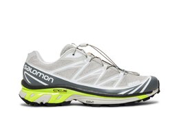 Кроссовки XT-6 Advanced Salomon, серый l41395100 | lunar rock/quiet shade/safety yellow